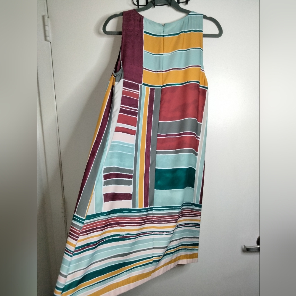 Loft (Size L) Multicolored Geometric Pattern Slee… - image 8